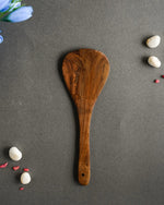 FLAT WOODEN COOKING SPOON (SET OF 3 ) - SanskrutiHomes 