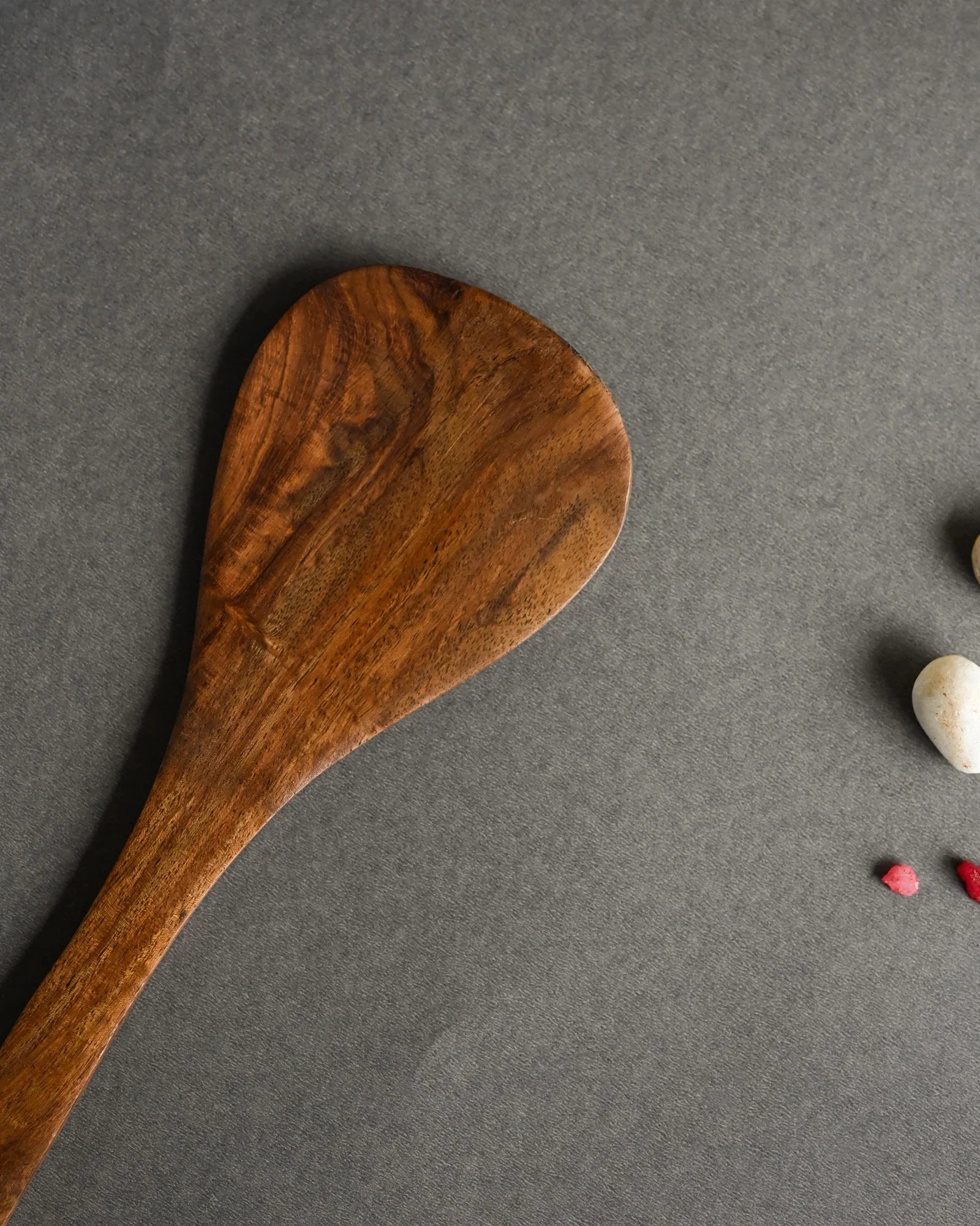 FLAT WOODEN COOKING SPOON - SanskrutiHomes 