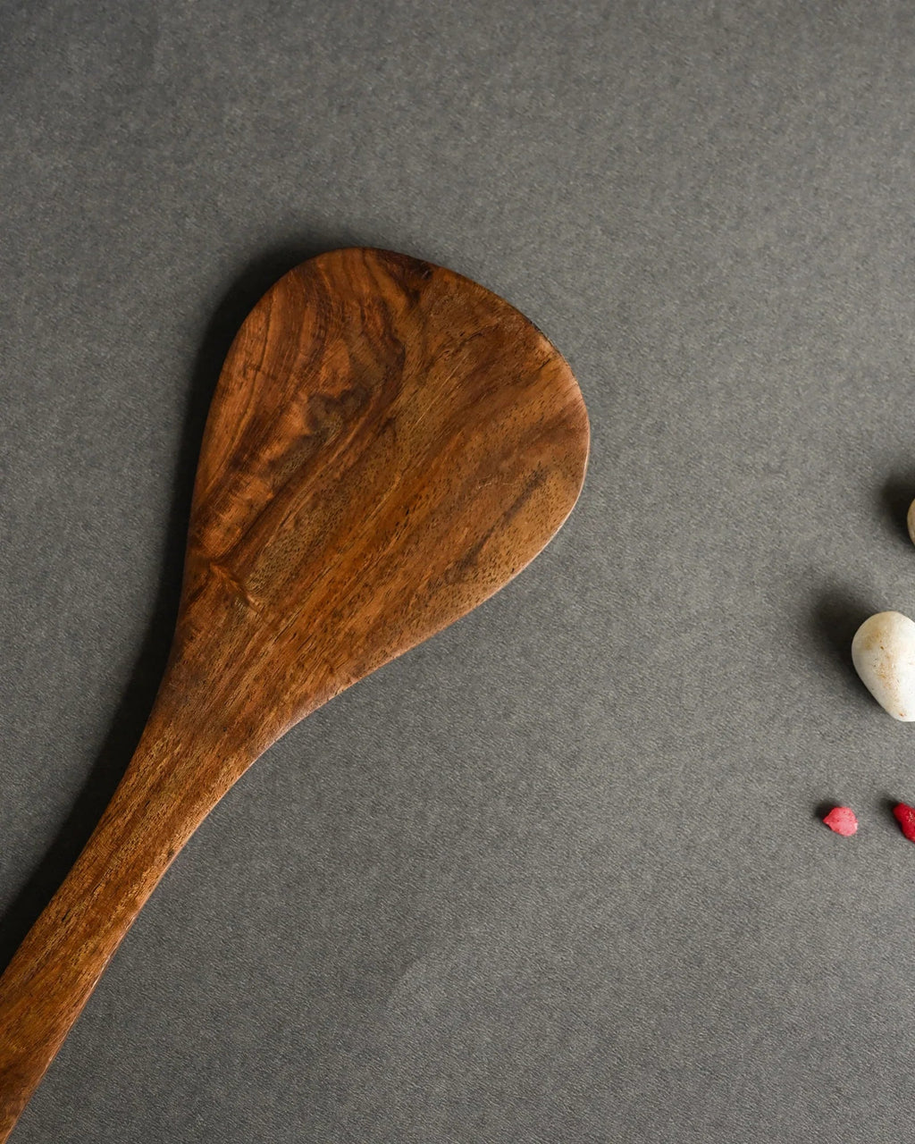 FLAT WOODEN COOKING SPOON (SET OF 3 ) - SanskrutiHomes 