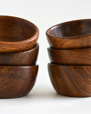 WOODEN BABY BOWL (set of 6 ) - SanskrutiHomes 