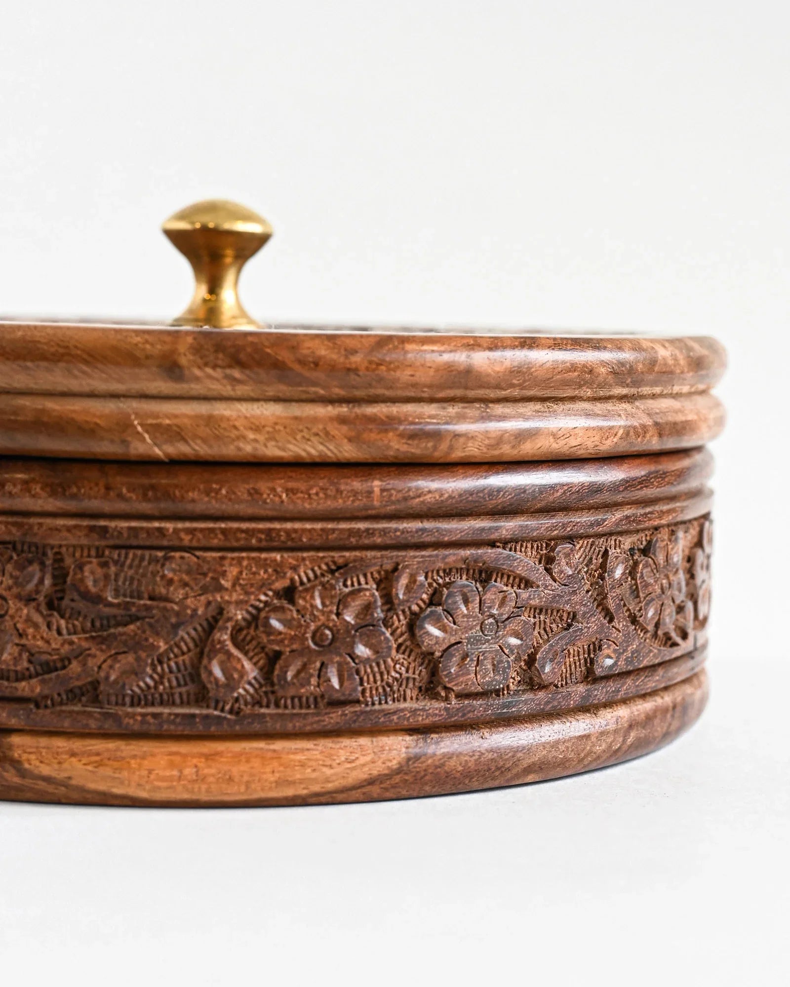 WOODEN MULTIPURPOSE BOX - SanskrutiHomes 