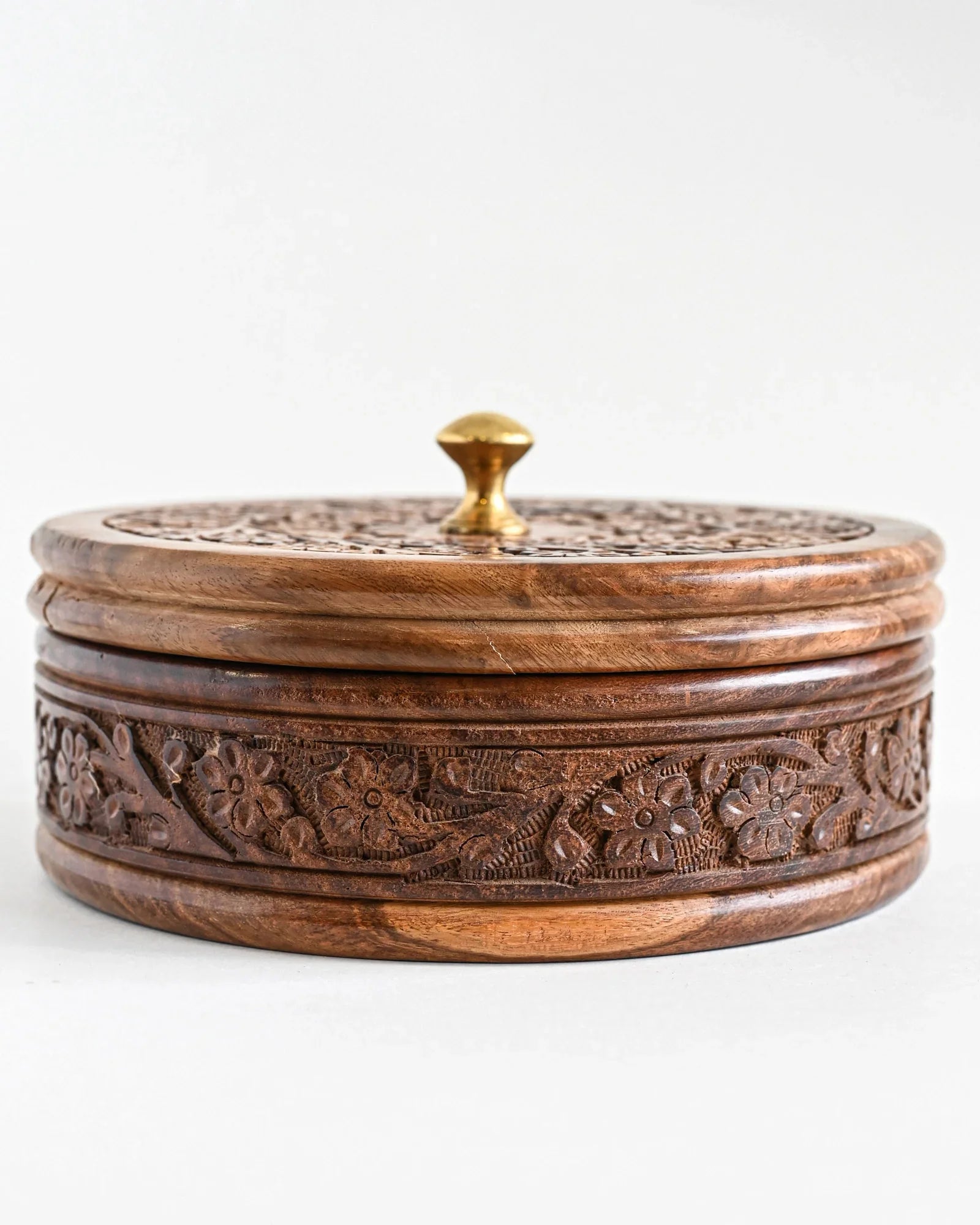 WOODEN MULTIPURPOSE BOX - SanskrutiHomes 