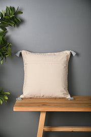 Peacock Design Cotton Truffted Cushion Cover - SanskrutiHomes 