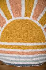 Multicolor Round Truffted Cotton Cushion Cover - SanskrutiHomes 