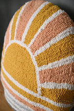 Multicolor Round Truffted Cotton Cushion Cover - SanskrutiHomes 