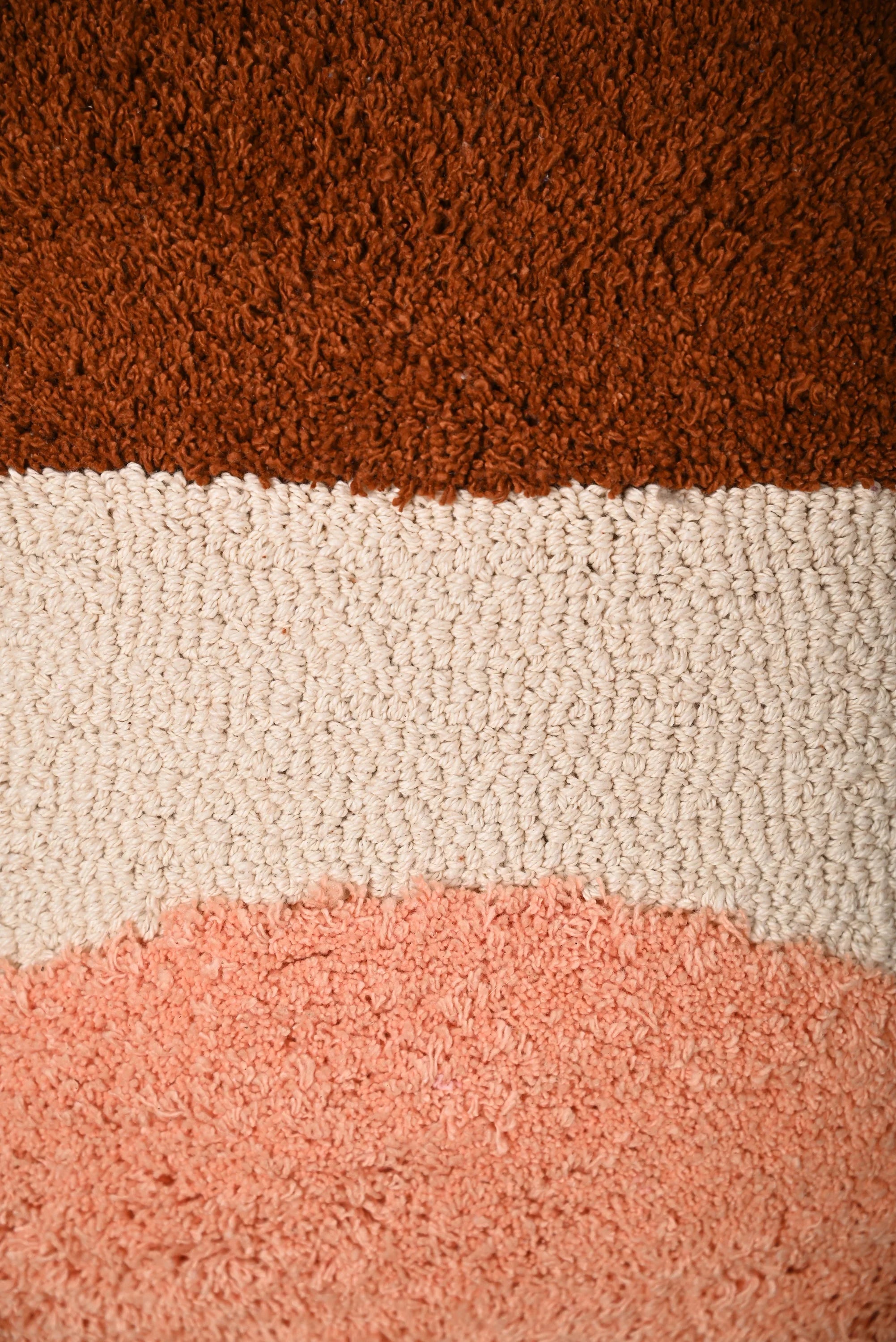 Multicolor Truffted Cotton Cushion Cover - SanskrutiHomes 