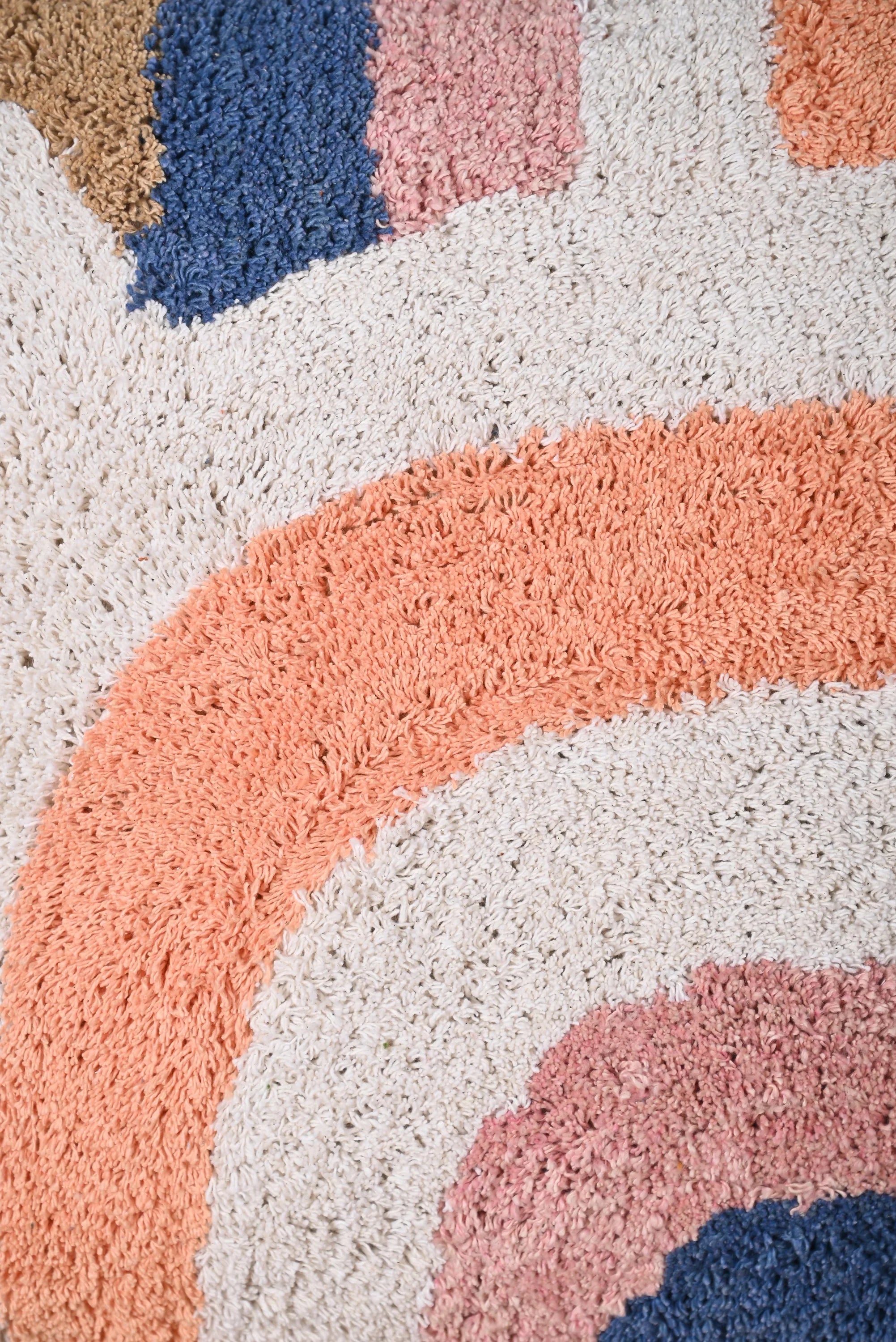 Multicolor Cotton Truffted Cushion Cover - SanskrutiHomes 