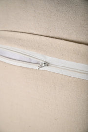 Beige Color Truffted Cotton Cushion Cover - SanskrutiHomes 