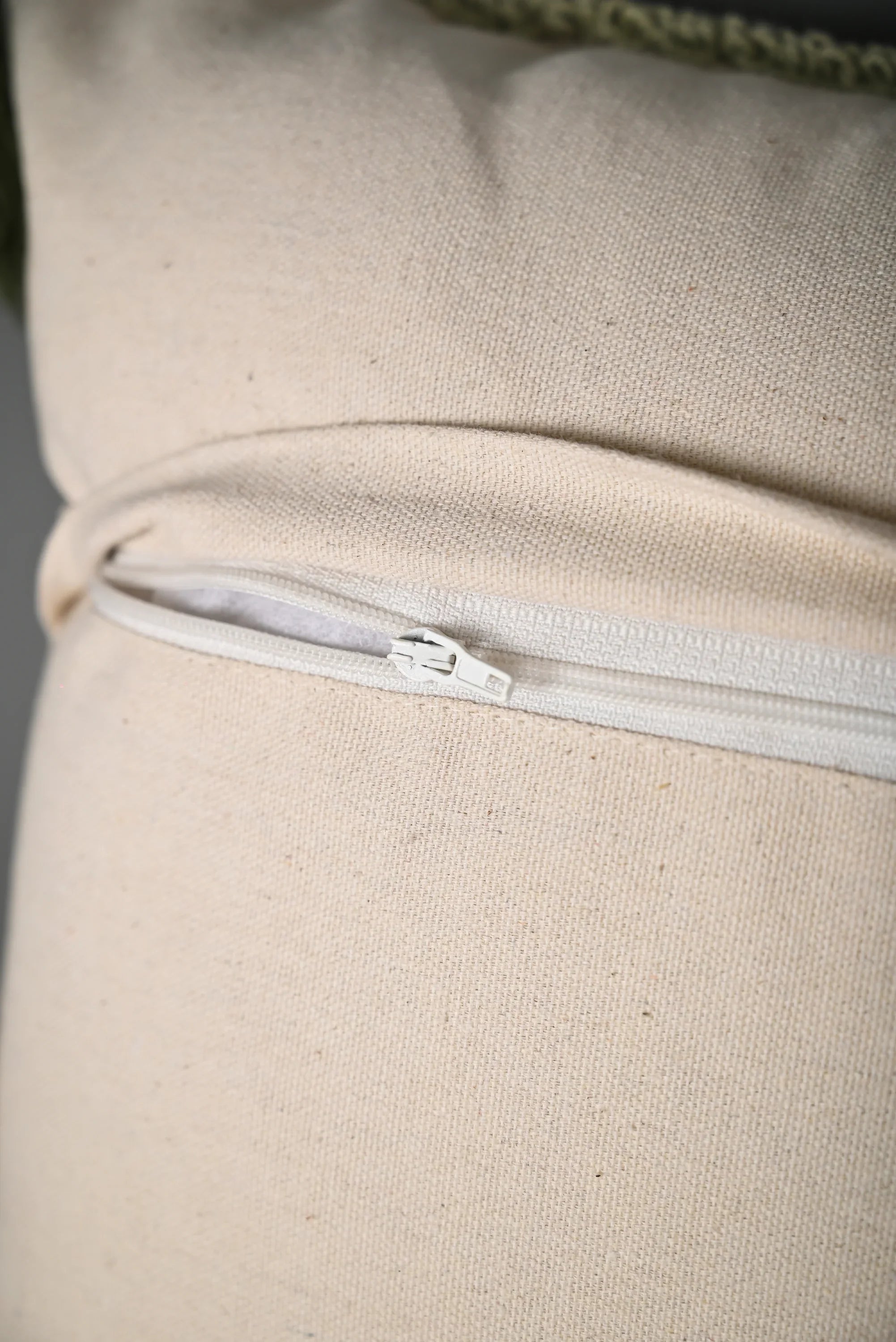 Green Truffted Cactus Design Cushion Cover - SanskrutiHomes 