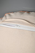 Multicolor Half Round Truffted Cotton Cushion Cover - SanskrutiHomes 