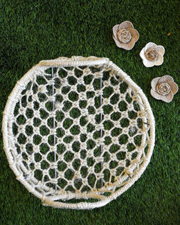 JUTE STORAGE BASKET - SanskrutiHomes 