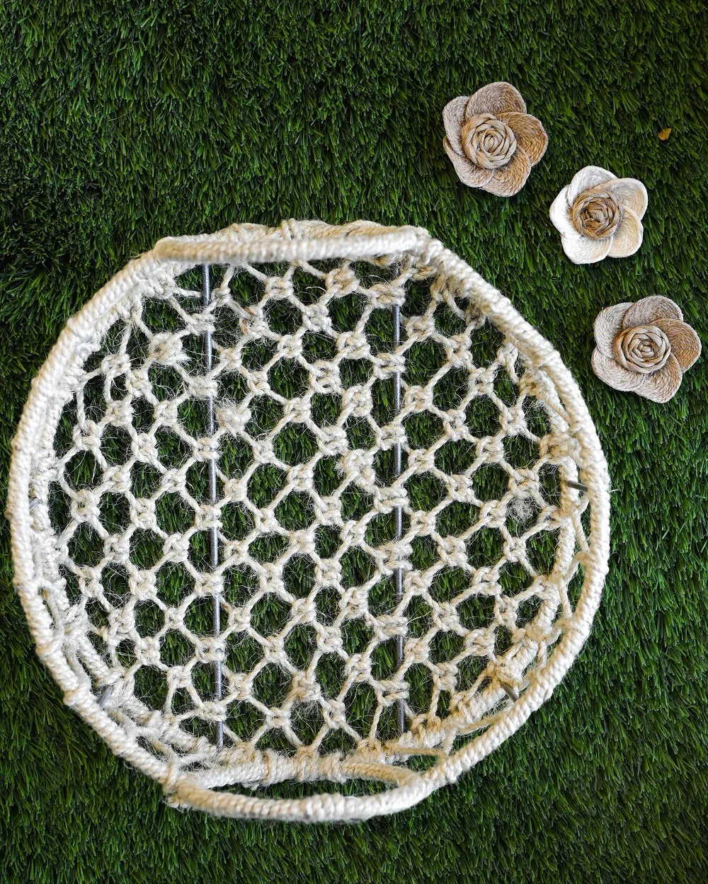 JUTE STORAGE BASKET - SanskrutiHomes 