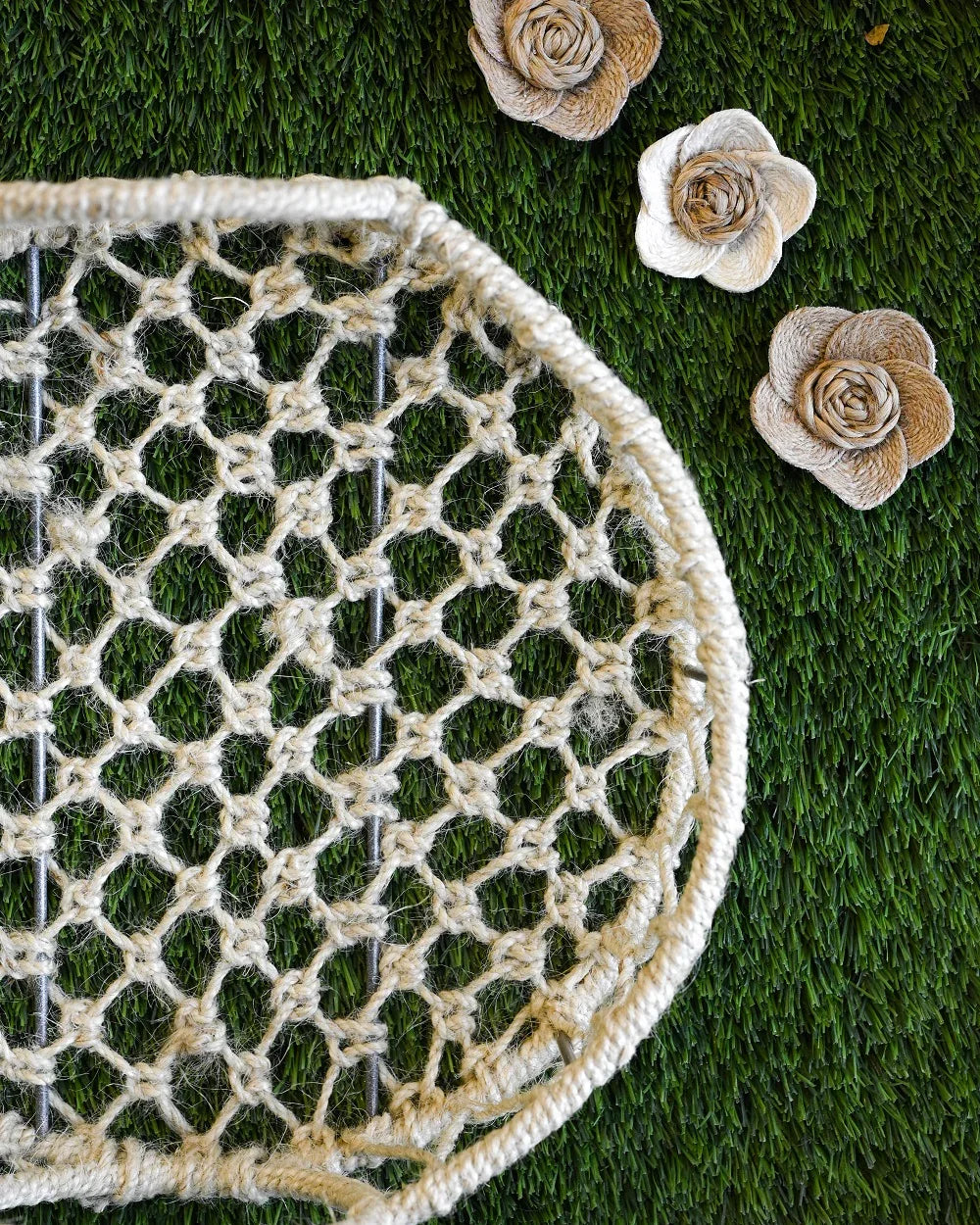 JUTE STORAGE BASKET - SanskrutiHomes 