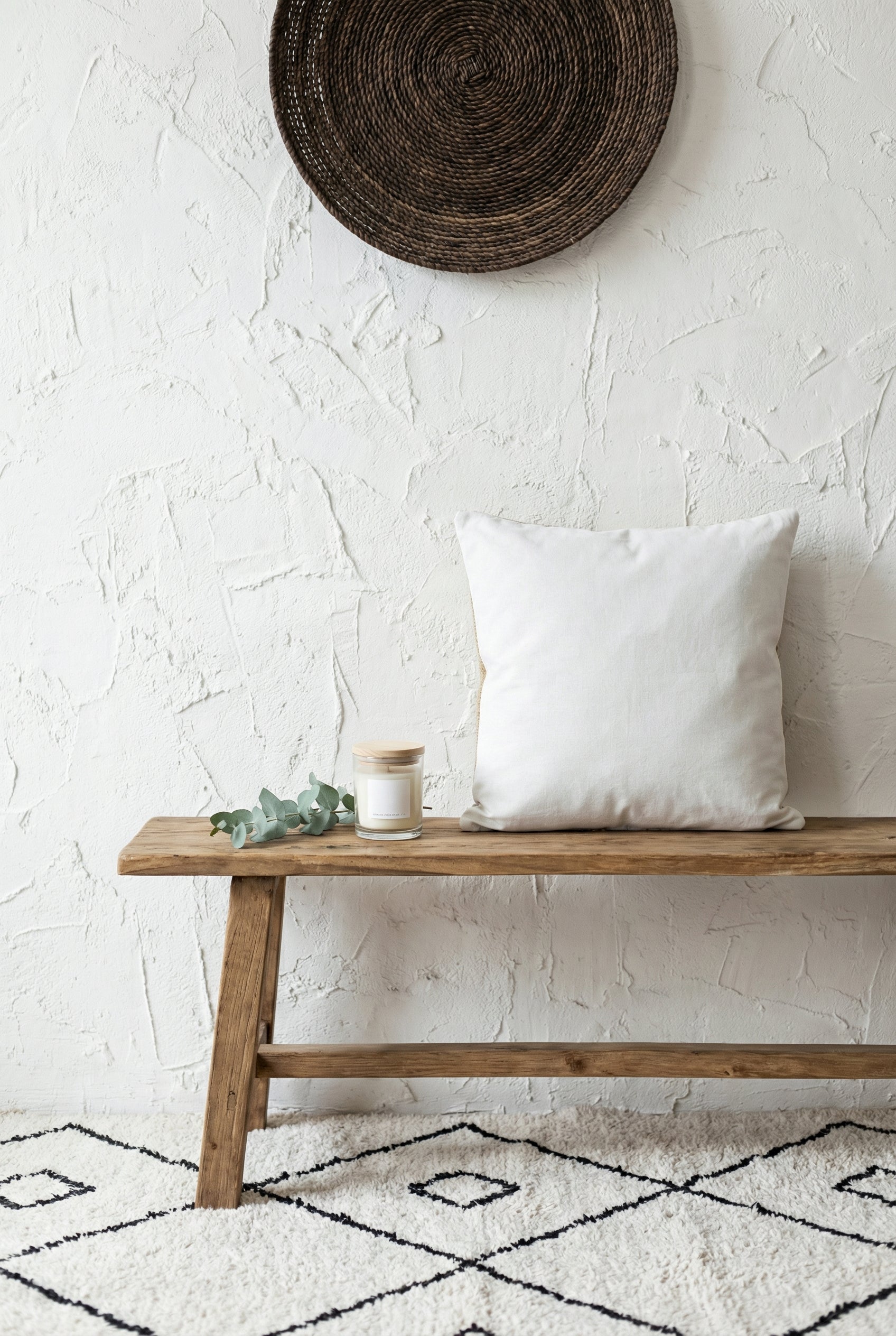 Green Geometric Jute Cotton Squared Textured Cushion Covers