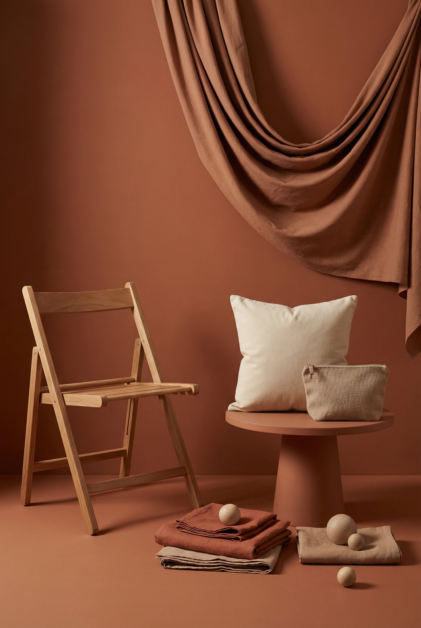 White Embroidered Cotton Breathable Squared Cushion Cover