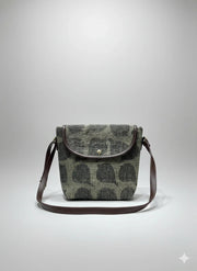 Printed Cotton Canvas Shoulder Sling Bag - SanskrutiHomes 