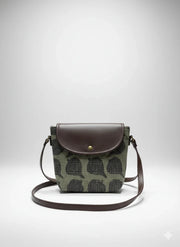 Printed Cotton Canvas Shoulder Sling Bag - SanskrutiHomes 