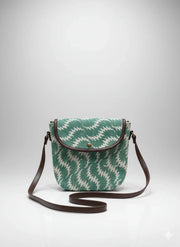 Printed Cotton Canvas Shoulder Sling Bag - SanskrutiHomes 