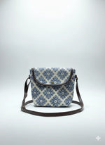 Printed Cotton Canvas Shoulder Sling Bag - SanskrutiHomes 