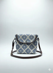 Printed Cotton Canvas Shoulder Sling Bag - SanskrutiHomes 