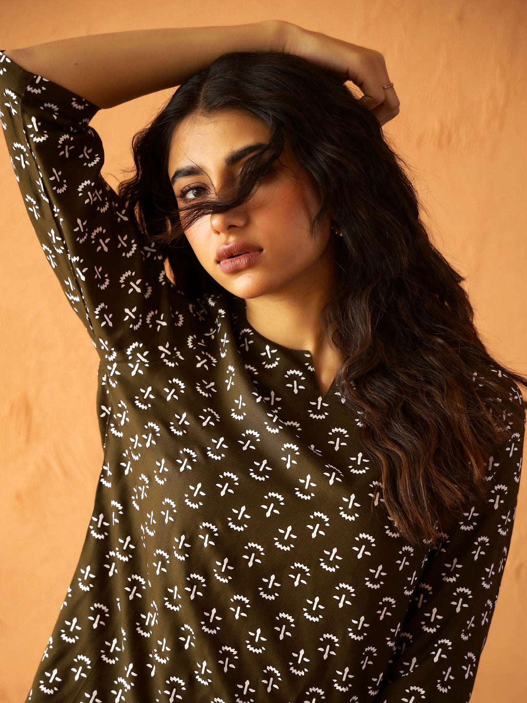 Floral Printed Cotton Winter Jacket for Kids - SanskrutiHomes 