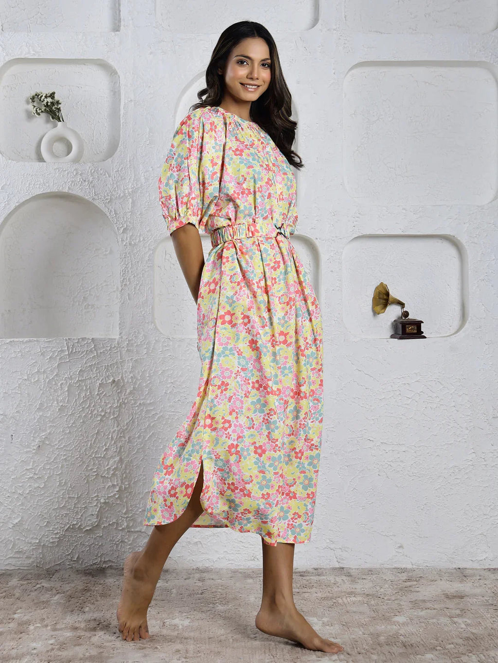 Polyster Dress - SanskrutiHomes 