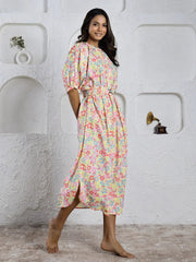 Polyster Dress - SanskrutiHomes 