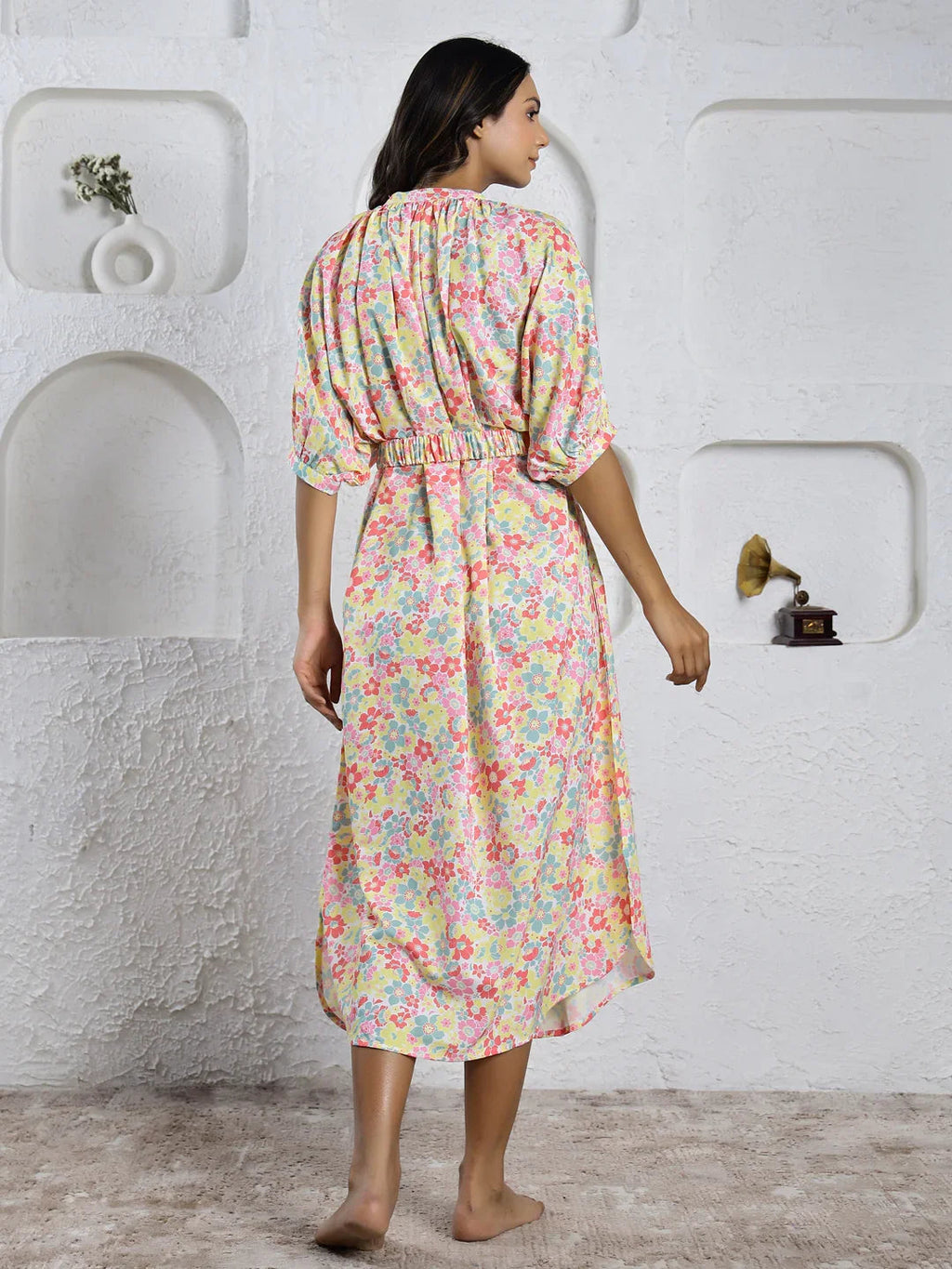 Polyster Dress - SanskrutiHomes 