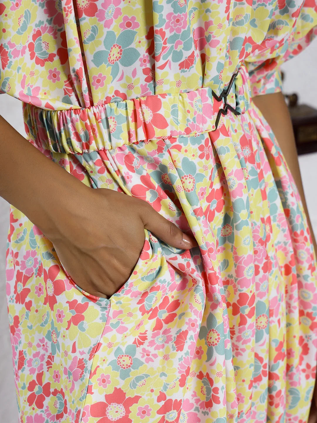 Polyster Dress - SanskrutiHomes 