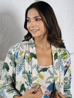 Liberty Cotton Night Dress - SanskrutiHomes 