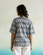 V-Neck Peplum Top For Women - SanskrutiHomes 