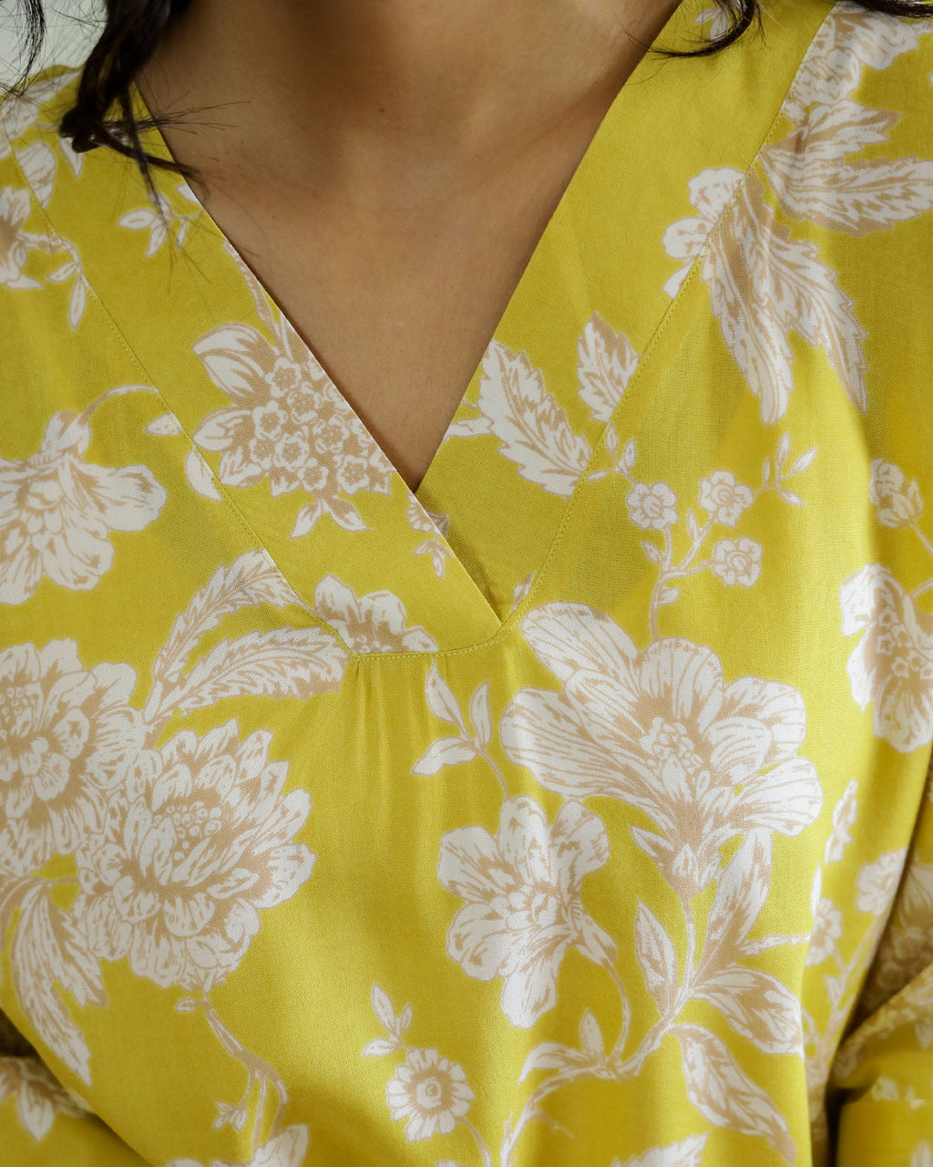 Printed Viscose Loose Fit Top - SanskrutiHomes 