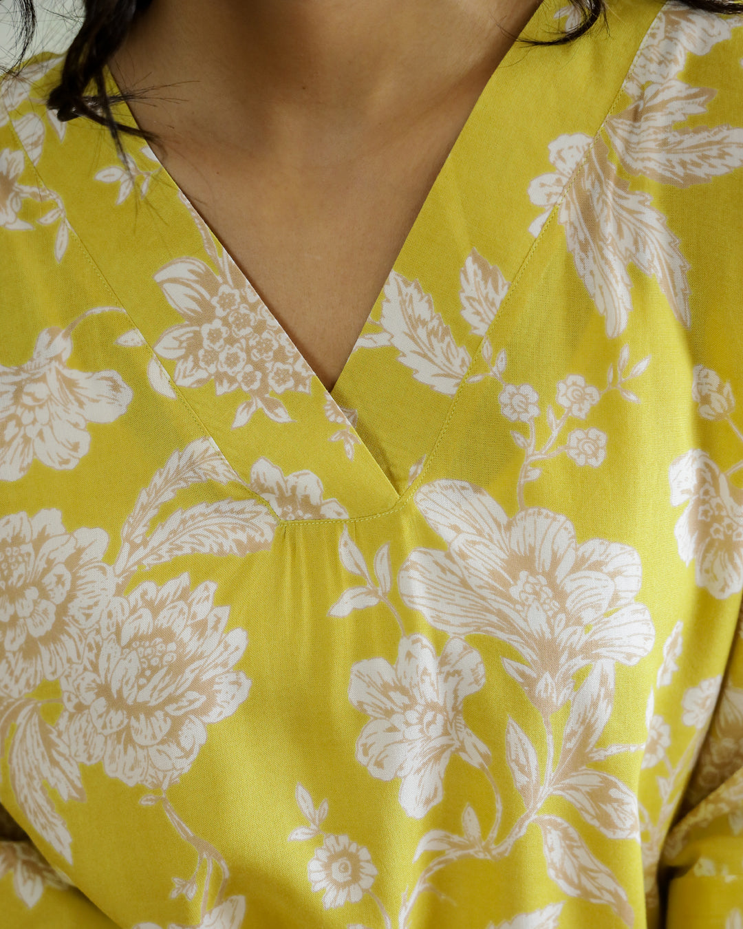 Printed Viscose Loose Fit Top - SanskrutiHomes 