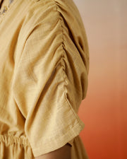Solid Cotton Embroidered Top