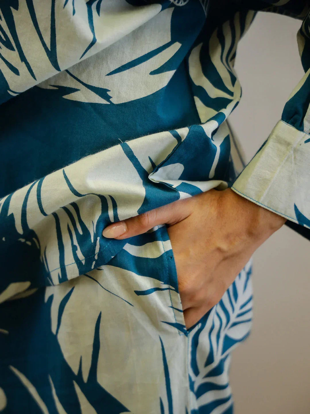 Flower Printed Night Suit Set for Women - SanskrutiHomes 