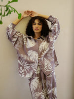 Floral Printed Night Suit Set for Women - SanskrutiHomes 