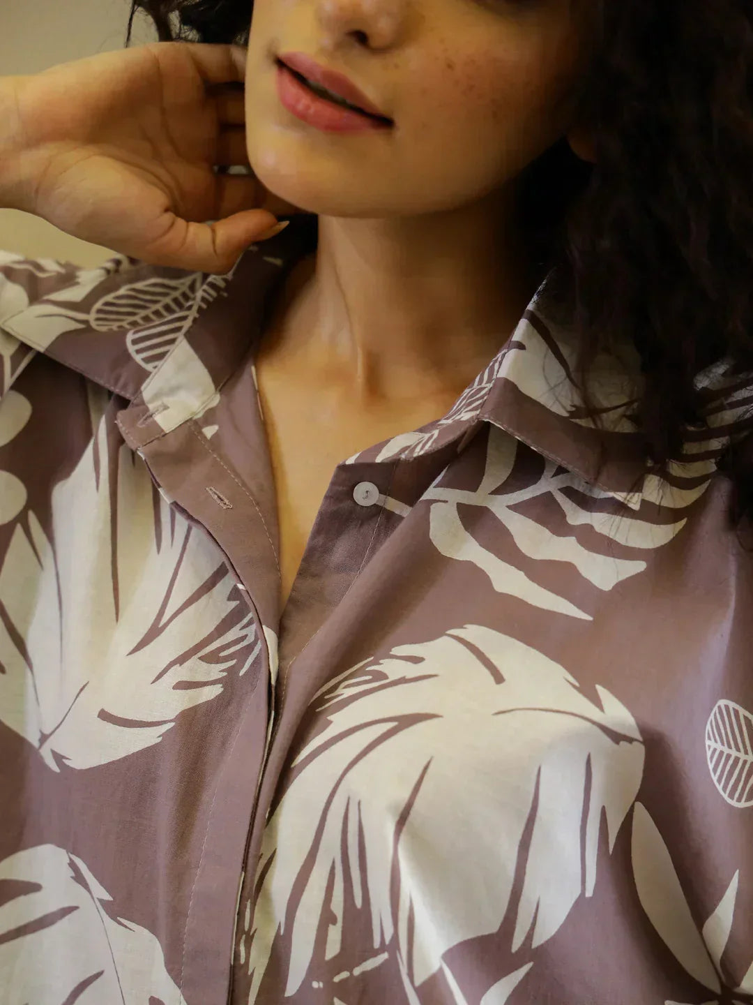 Floral Printed Night Suit Set for Women - SanskrutiHomes 