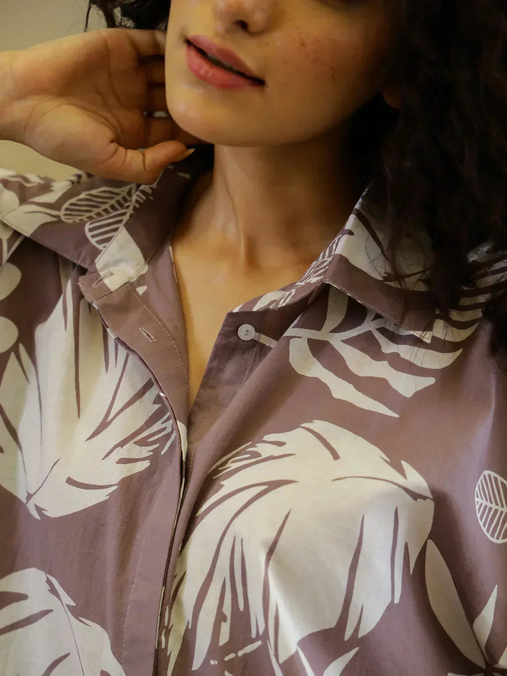 Floral Printed Night Suit Set for Women - SanskrutiHomes 