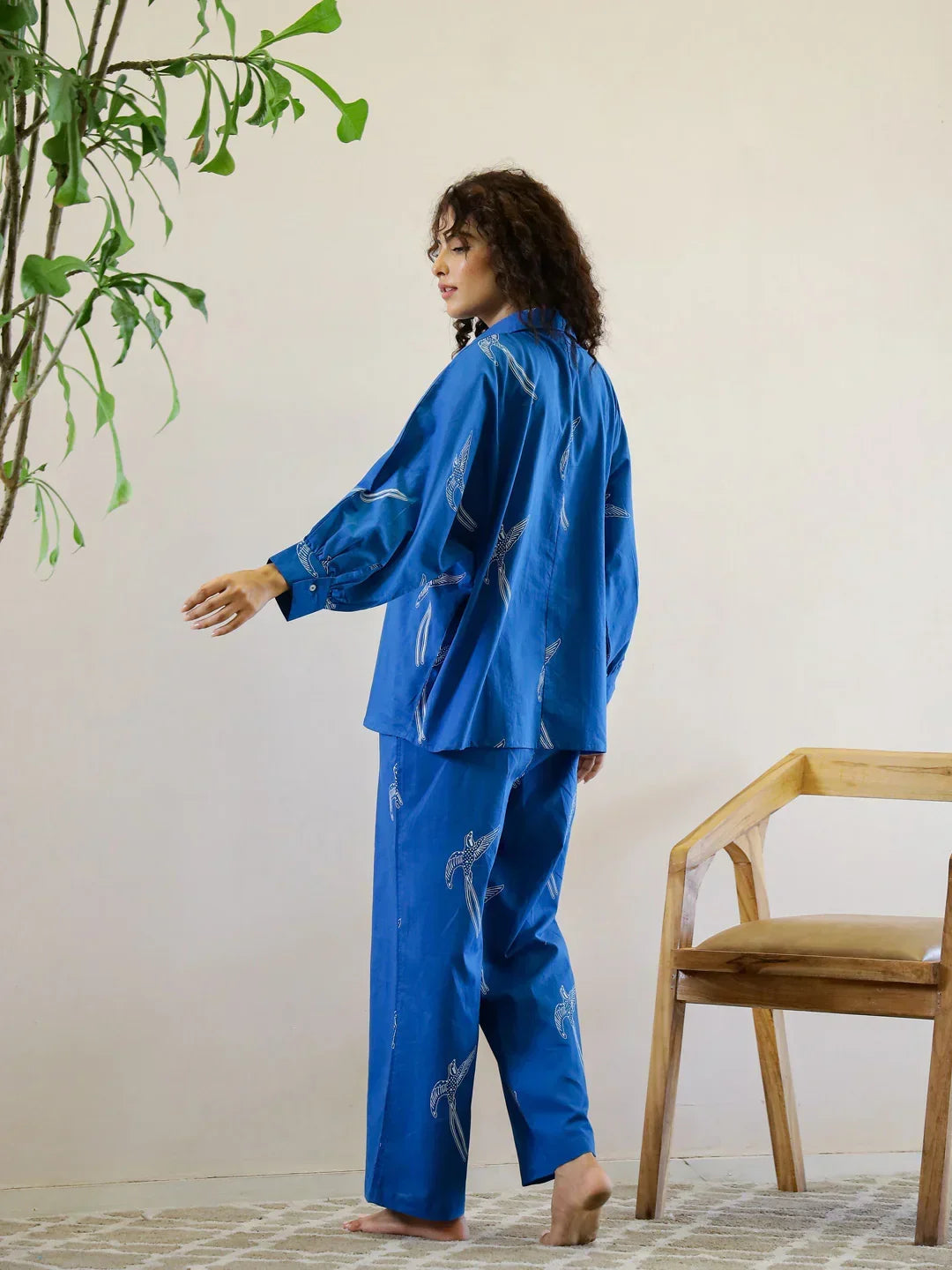 Cotton Printed Night Suit Set - SanskrutiHomes 