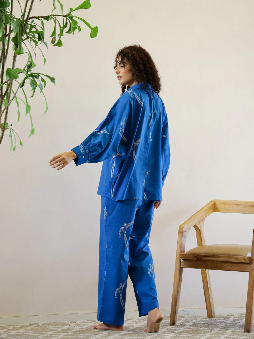 Cotton Printed Night Suit Set - SanskrutiHomes 