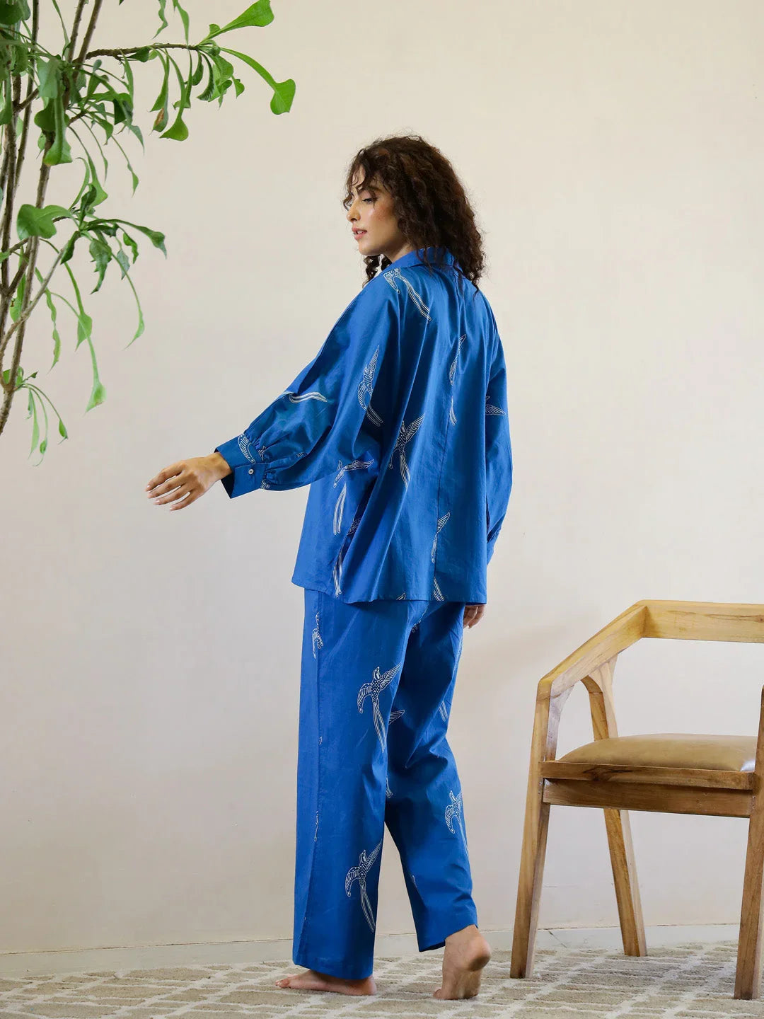 Cotton Printed Night Suit Set - SanskrutiHomes 