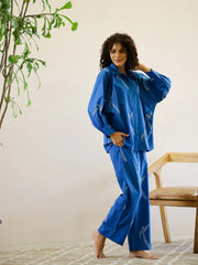 Cotton Printed Night Suit Set - SanskrutiHomes 