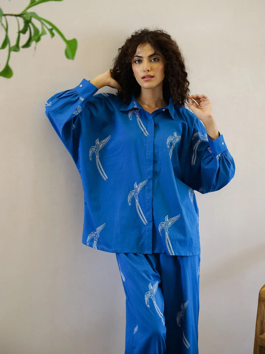 Cotton Printed Night Suit Set - SanskrutiHomes 