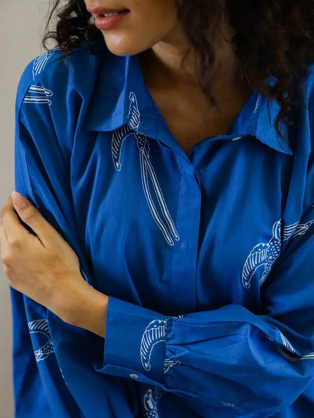 Cotton Printed Night Suit Set - SanskrutiHomes 