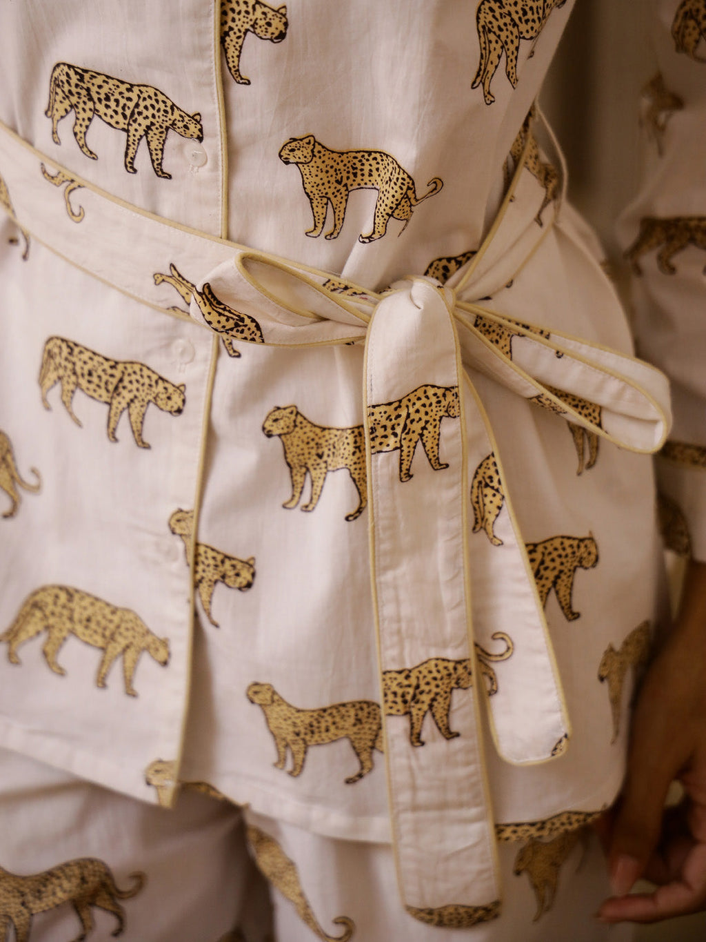 Animal Print Cotton Night Suit Set - SanskrutiHomes 