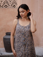 Beige Color Sleeveless Kurta for Women - SanskrutiHomes 