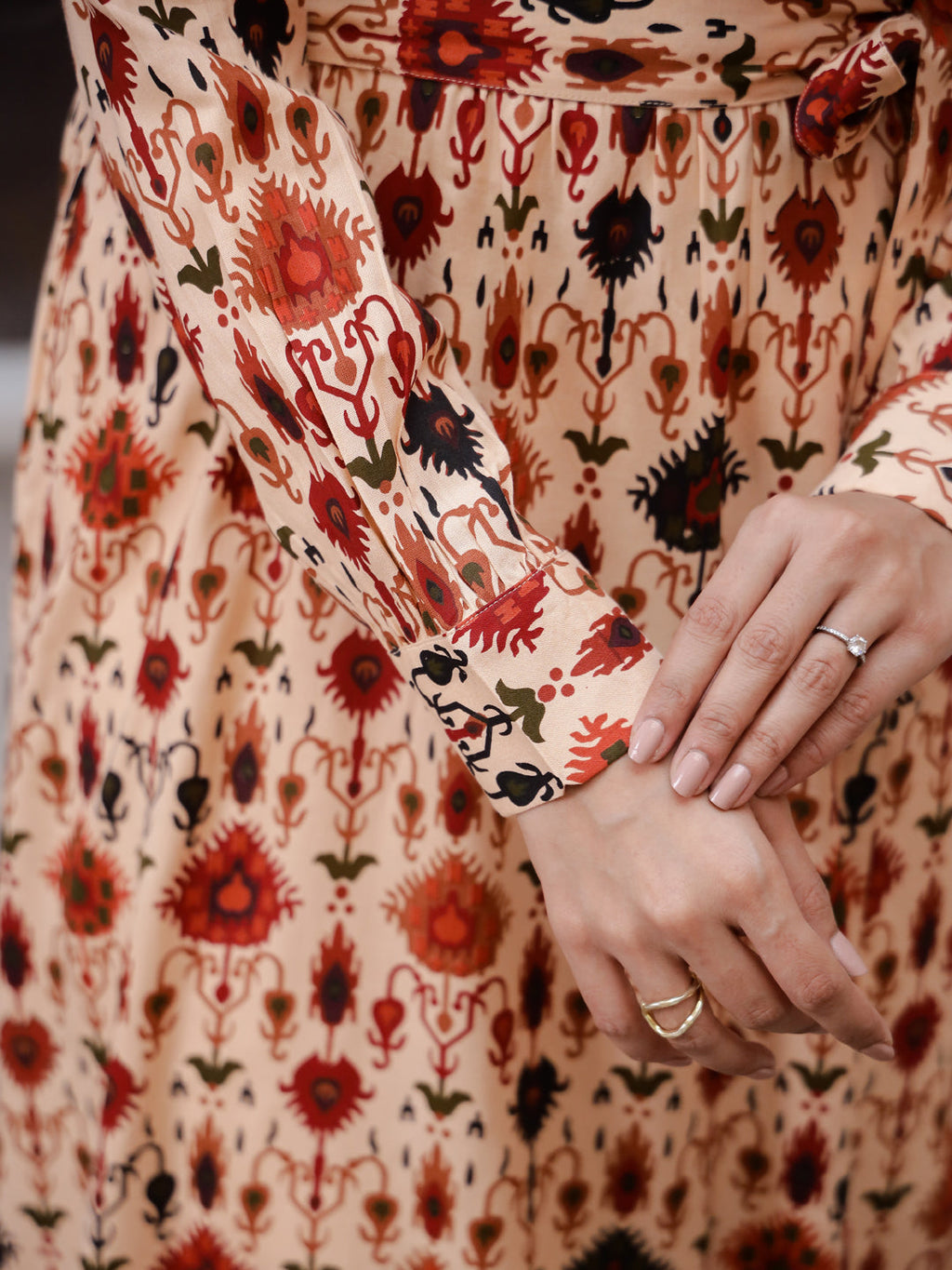 Floral Printed Women Dress - SanskrutiHomes 