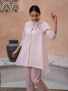 Floral embroidery Coord Set - SanskrutiHomes 