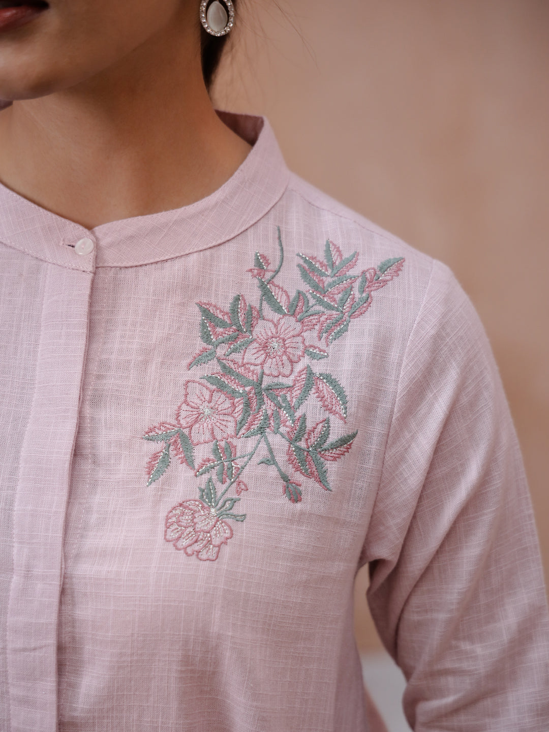 Floral embroidery Coord Set - SanskrutiHomes 