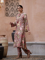 Floral Printed Kurta Set - SanskrutiHomes 